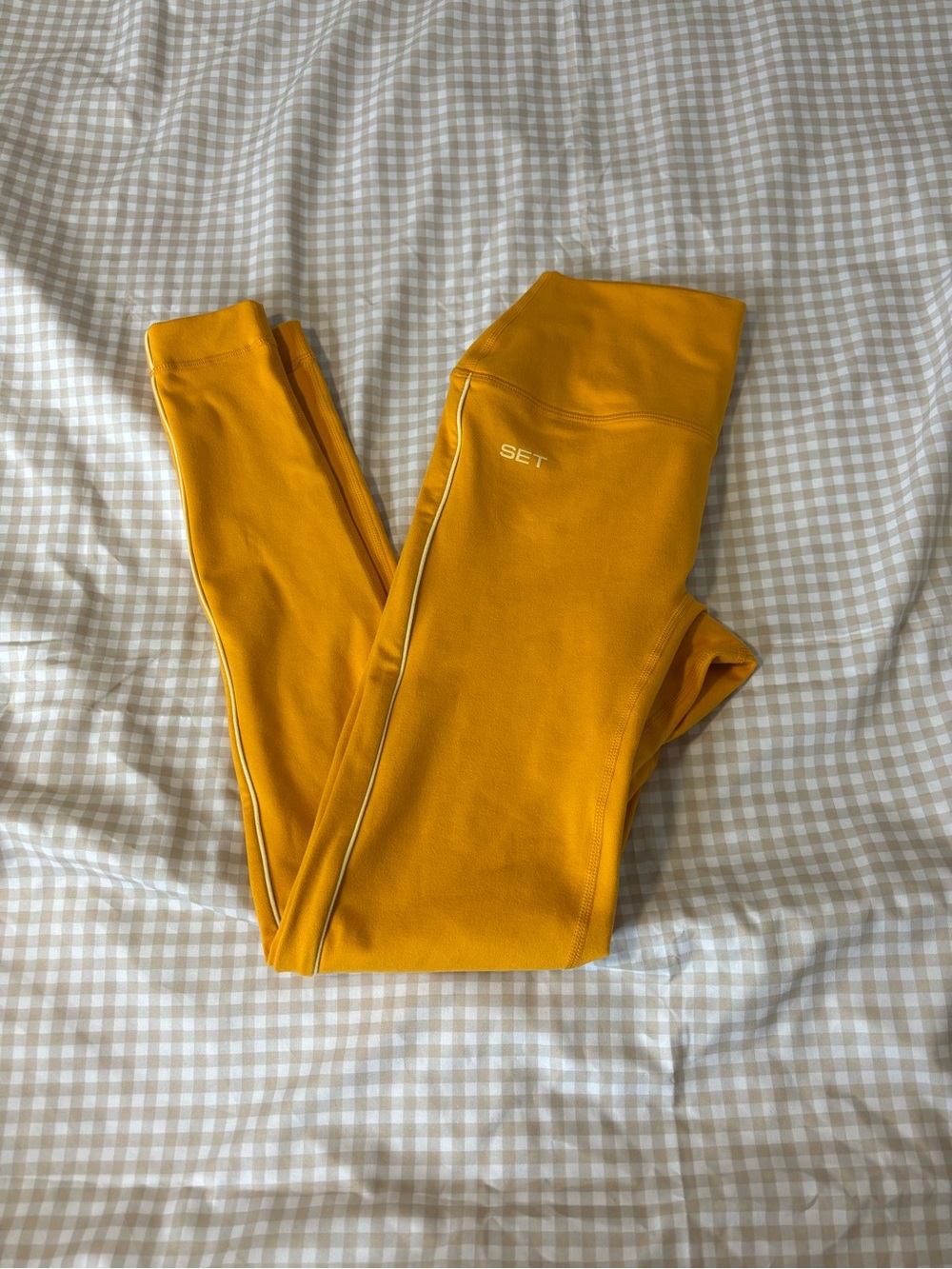 SET active Form Cloud Pipe Leggings Orange Soda